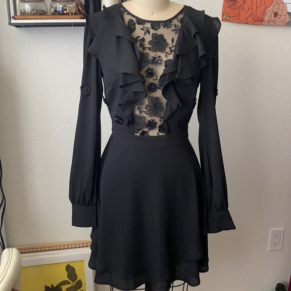 For Love and Lemons Embroidered Mini Dress - Picture 1 of 5